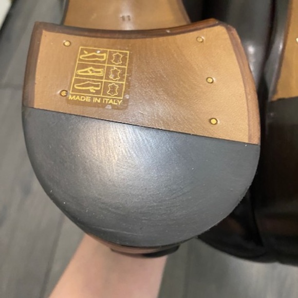 Tom Ford Elkan Evening Wholecut Brown Leather Oxford Shoes Size 11 - Picture 10 of 16